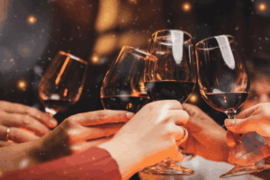 Cheers to wine, women and gongs
