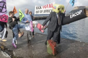 Kick Total Out Of Africa Protest At Kalk Bay Harbour