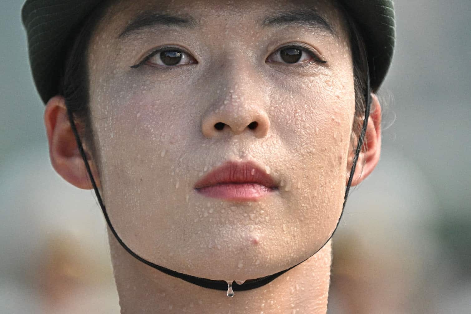 A Chinese military personnel