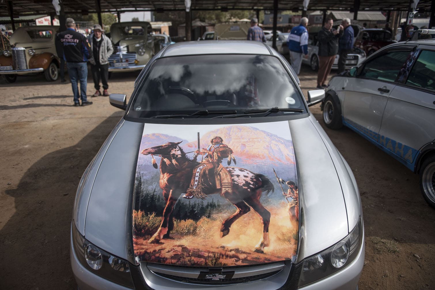 Classic car show at Cowboy Town