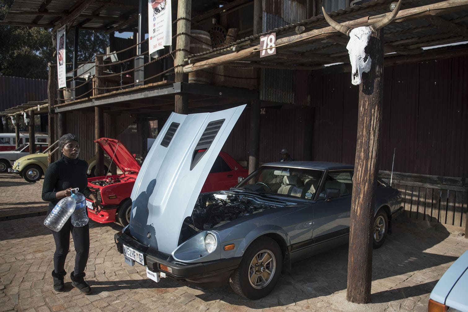 Classic car show at Cowboy Town