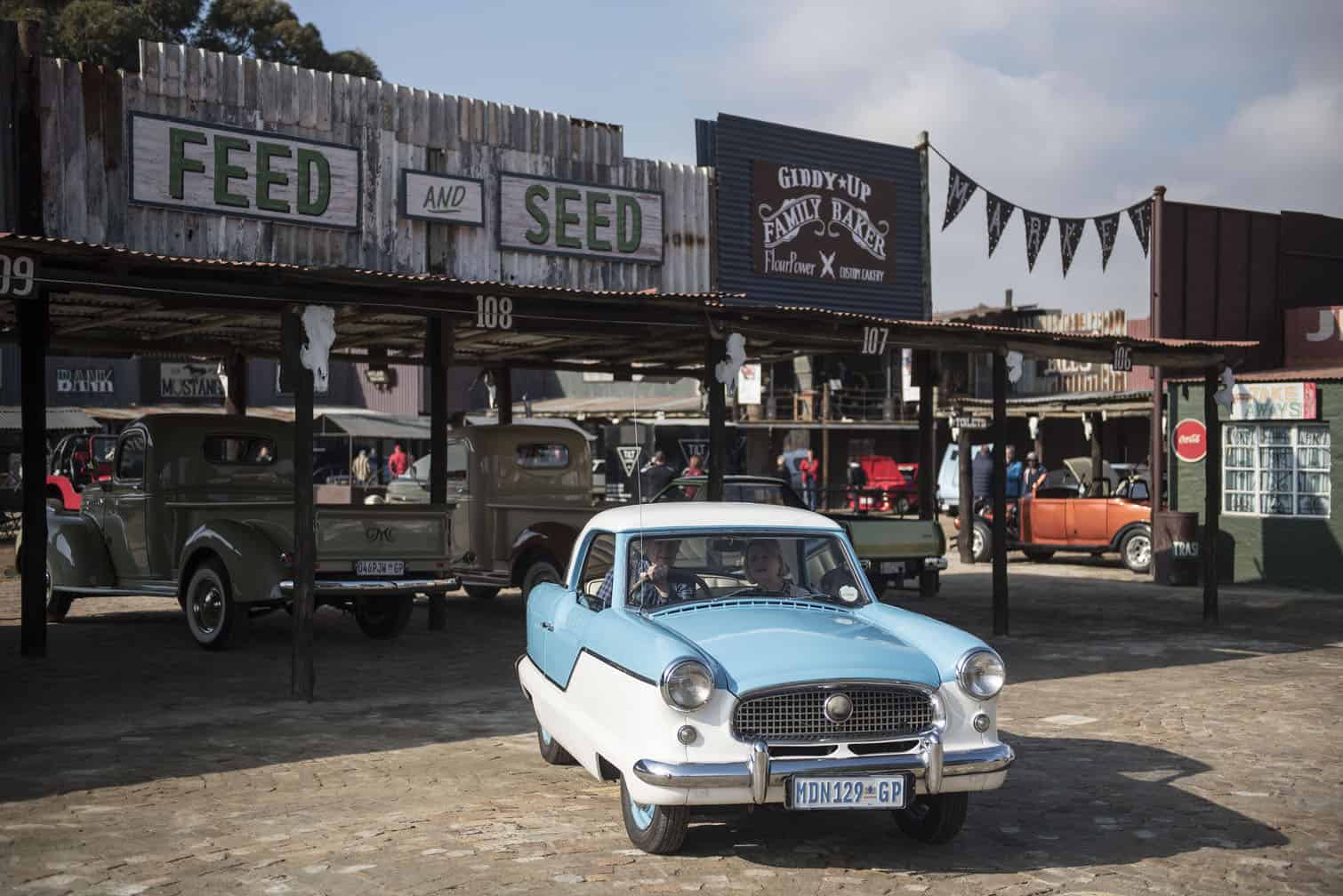 Classic car show at Cowboy Town