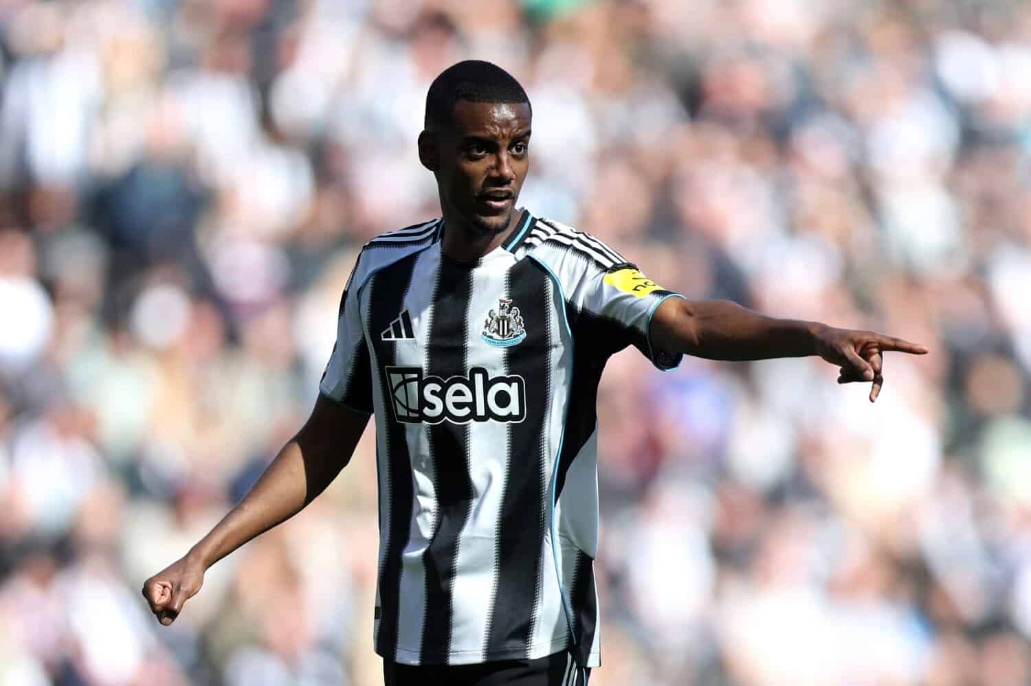 Newcastle striker Alexander Isak