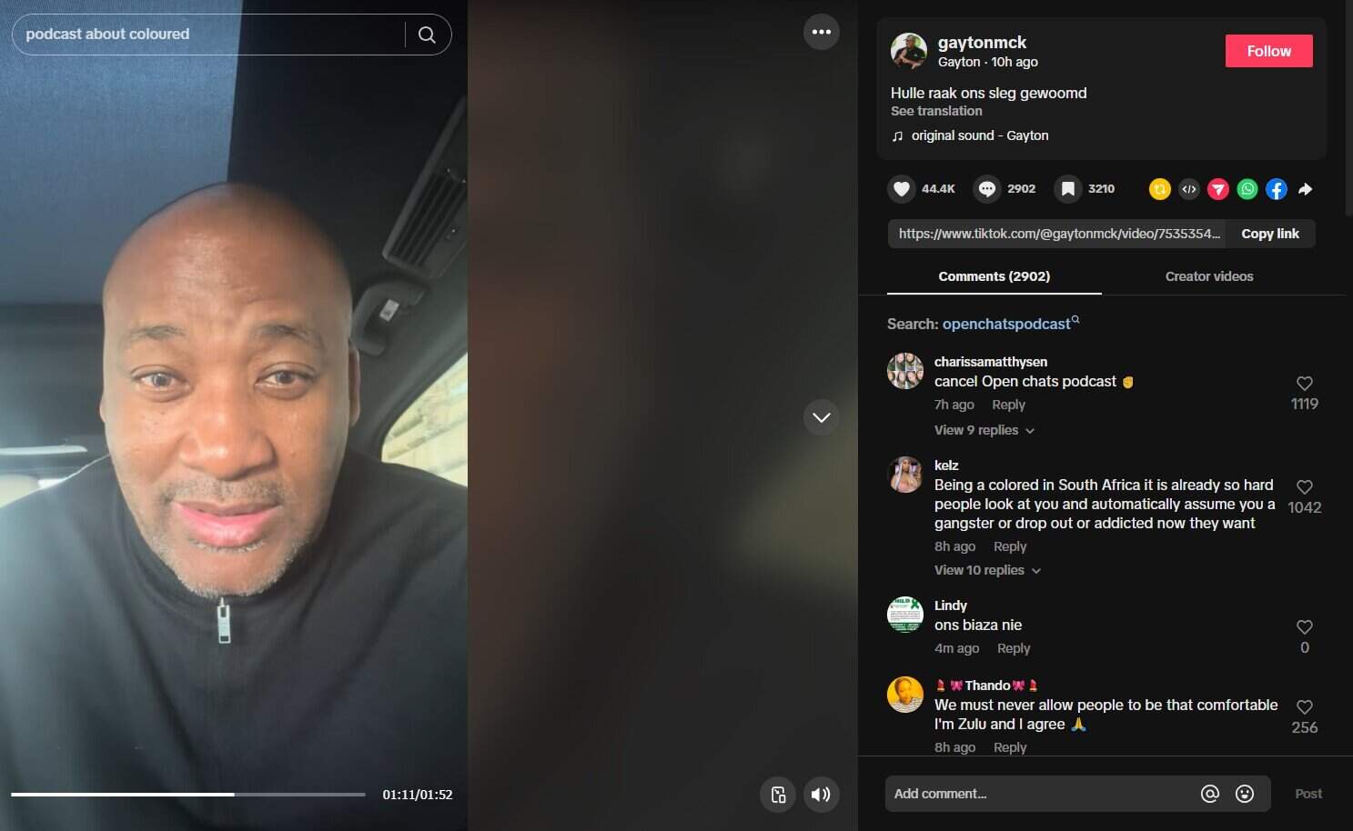 Gayton McKenzie , Picture Tik Tok 