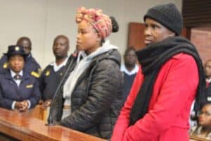 Malwande Tukula and Mandisa Mboxwana were arrested for their actions during the protest