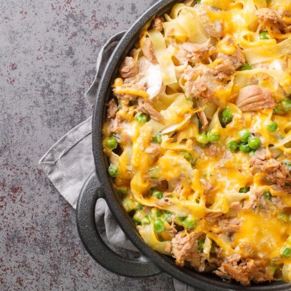 Homemade Tuna casserole with pasta