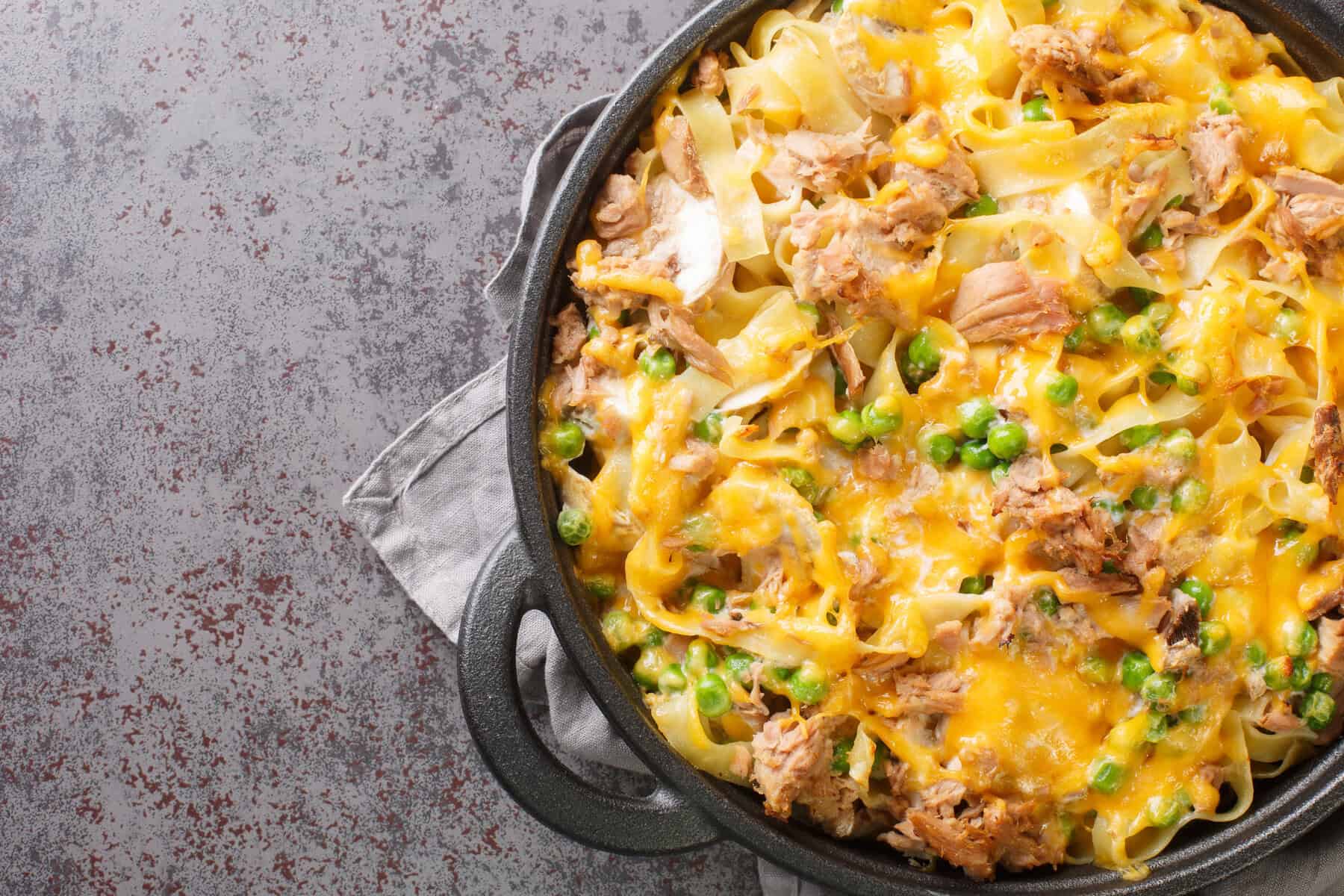 Homemade Tuna casserole with pasta
