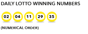 Daly Lotto results 6 August 2025