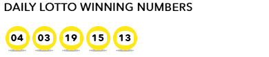 Daily Lotto results 8 August 2025