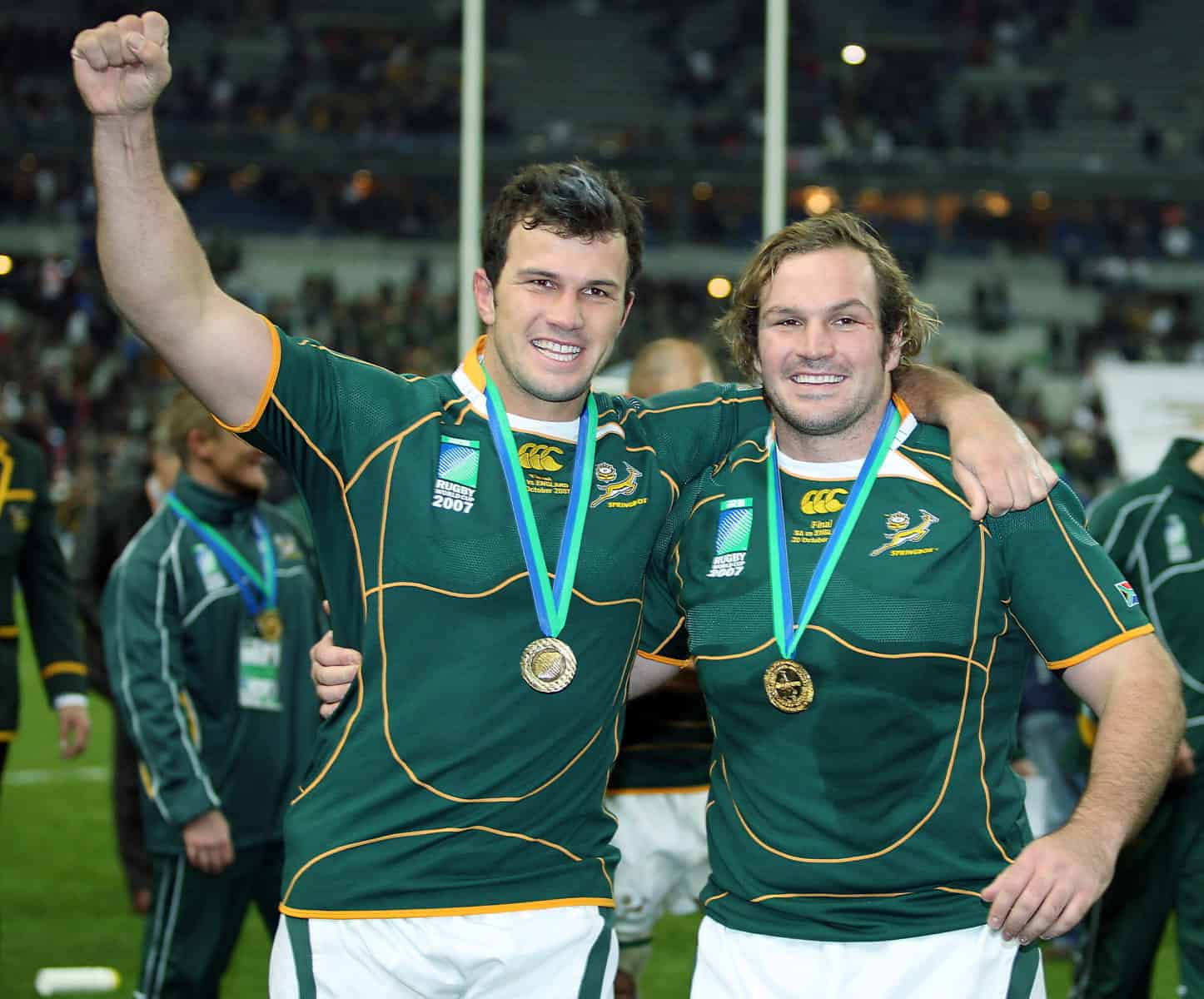 Springbok brothers Jannie and Bismarck du Plessis 