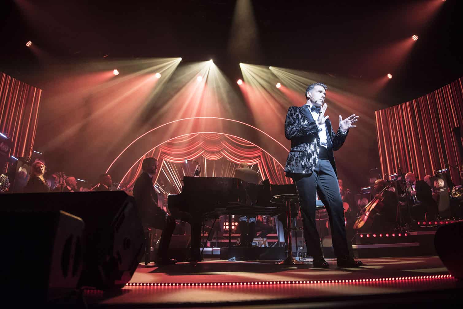 Jonathan Roxmouth performs in his "My Favourite Broadway" show