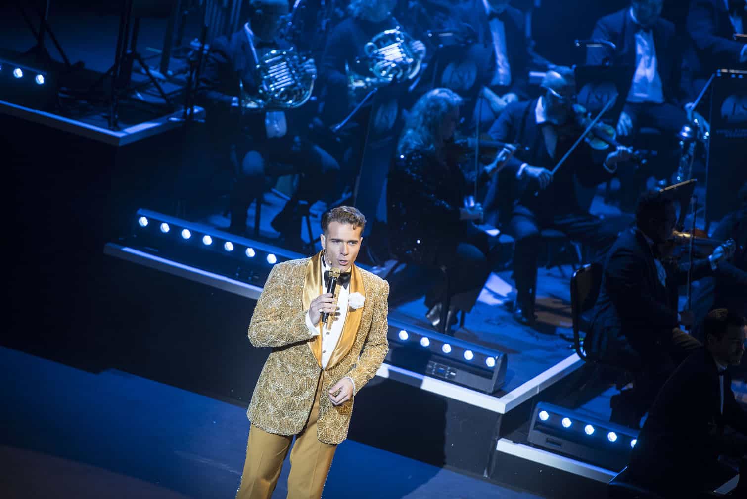 Jonathan Roxmouth performs in his "My Favourite Broadway" show