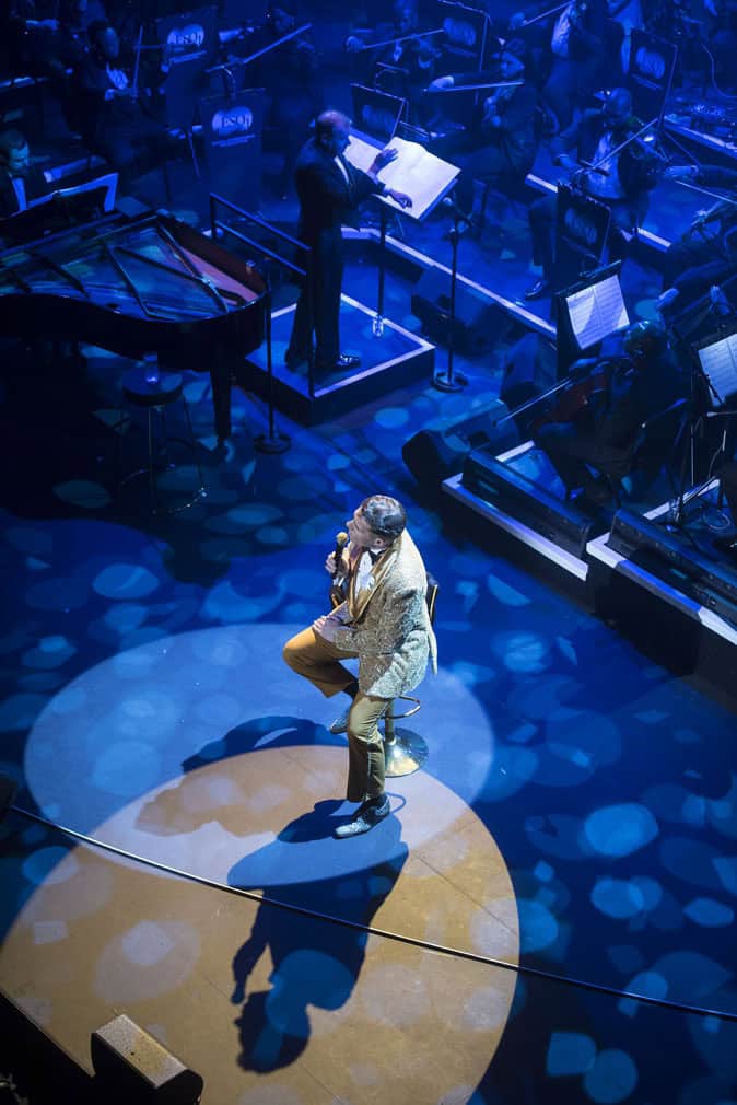Jonathan Roxmouth performs in his "My Favourite Broadway" show