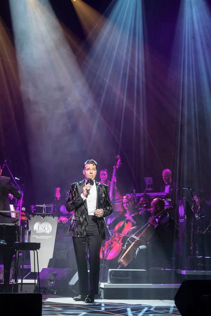 Jonathan Roxmouth performs in his "My Favourite Broadway" show