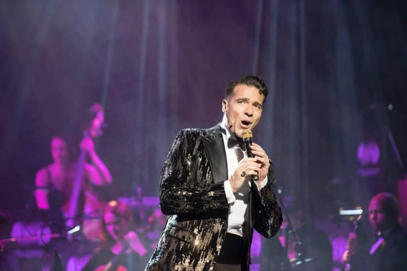 Jonathan Roxmouth performs in his "My Favourite Broadway" show