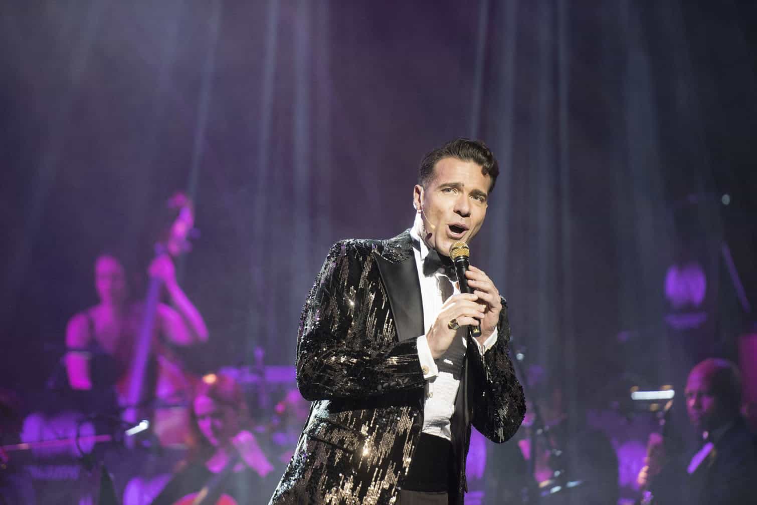 Jonathan Roxmouth performs in his "My Favourite Broadway" show