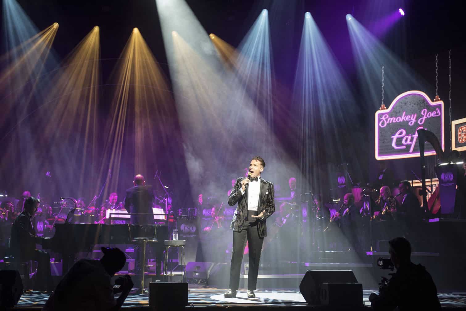 Jonathan Roxmouth performs in his "My Favourite Broadway" show