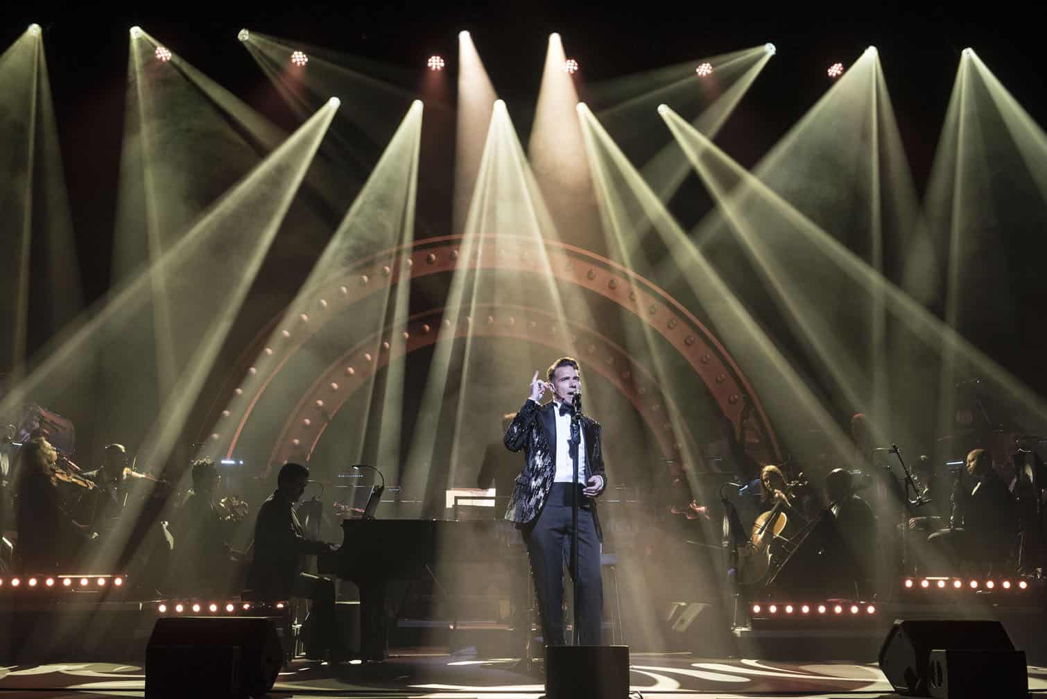 Jonathan Roxmouth performs in his "My Favourite Broadway" show