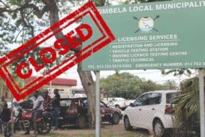 Services have been disrupted at Mbombela Driving Licence Testing Centre.
