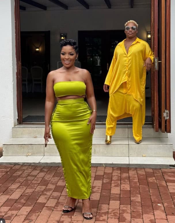 Nomsa Madiida and Somizi Mhlongo, Piccture Instagram