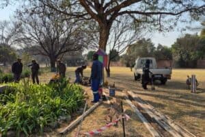 Park upgrade in Lonehll, Johannesburg