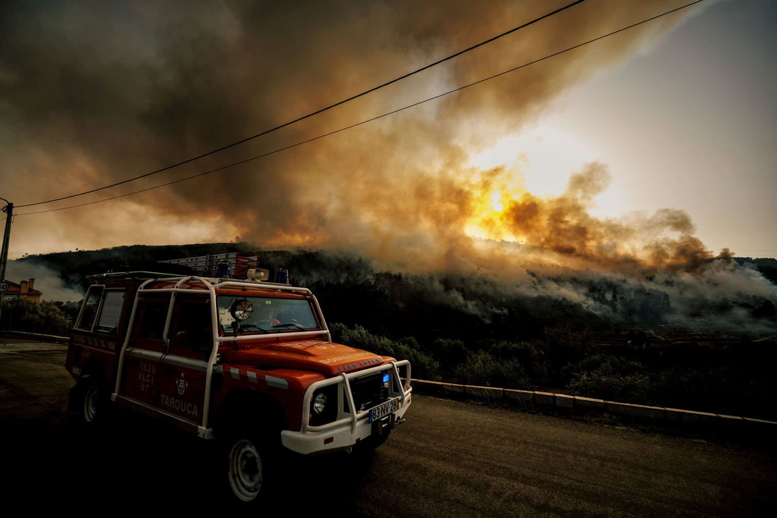 Forest fires in Portugal
