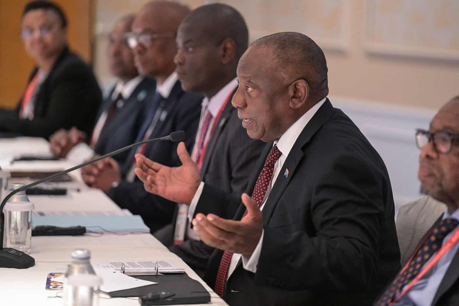 South Africa's President Cyril Ramaphosa