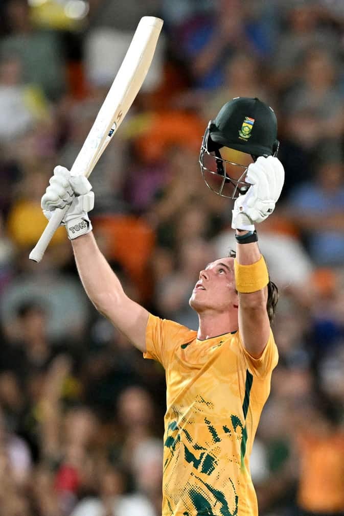South Africa batsman Dewald Brevis