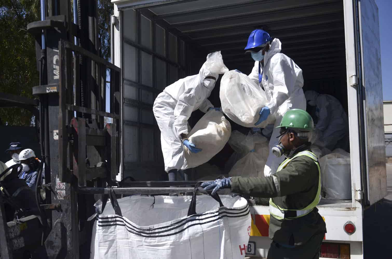 Police destroy confiscated drugs