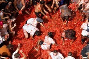 Bunol's traditional 'Tomatina' Fiesta