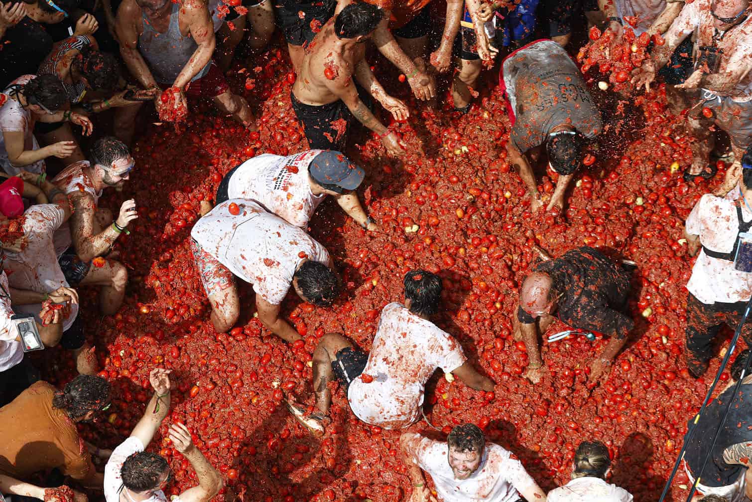 Bunol's traditional 'Tomatina' Fiesta