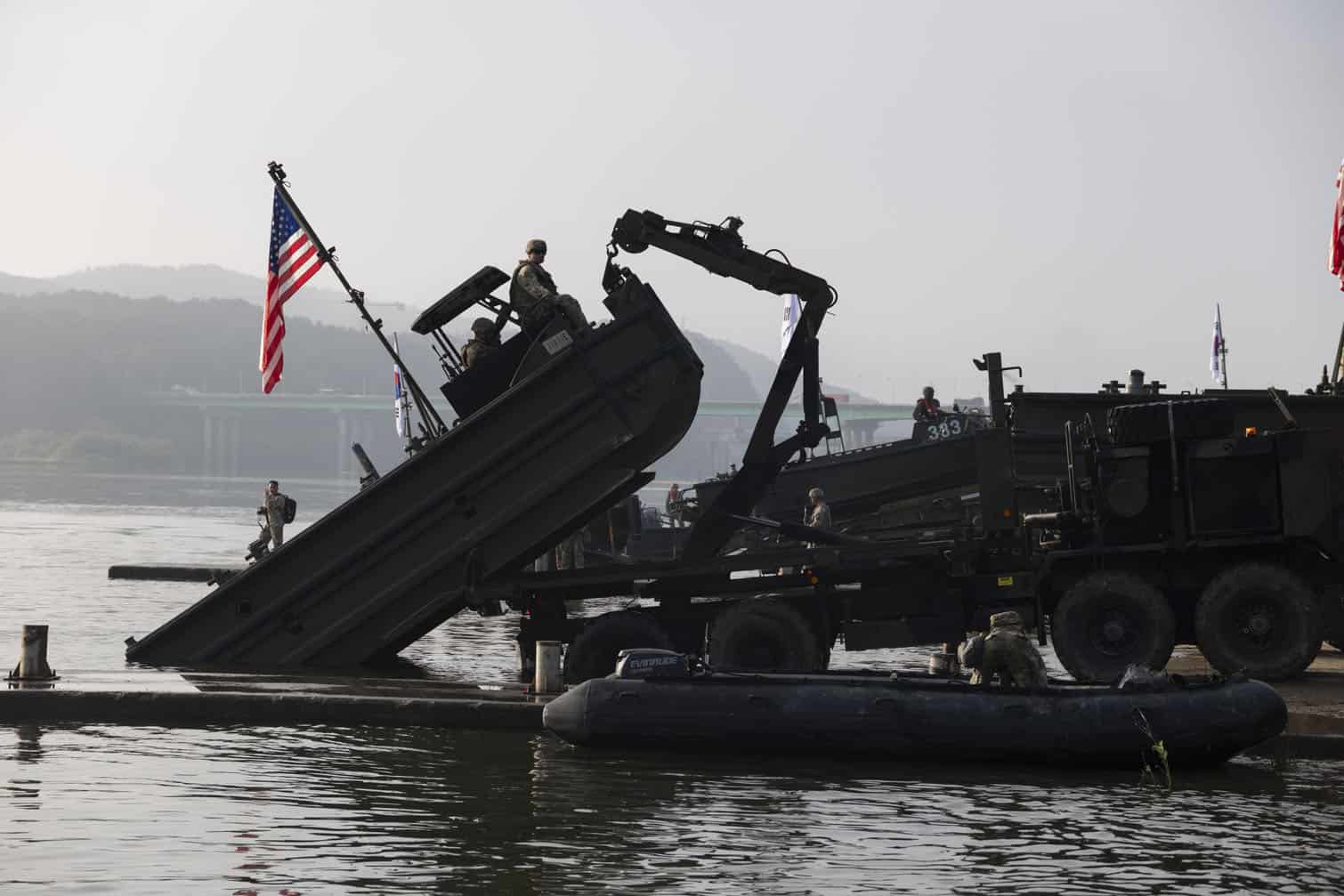 South Korea and US Combined Wet Gap Crossing Exercise in Yeoju