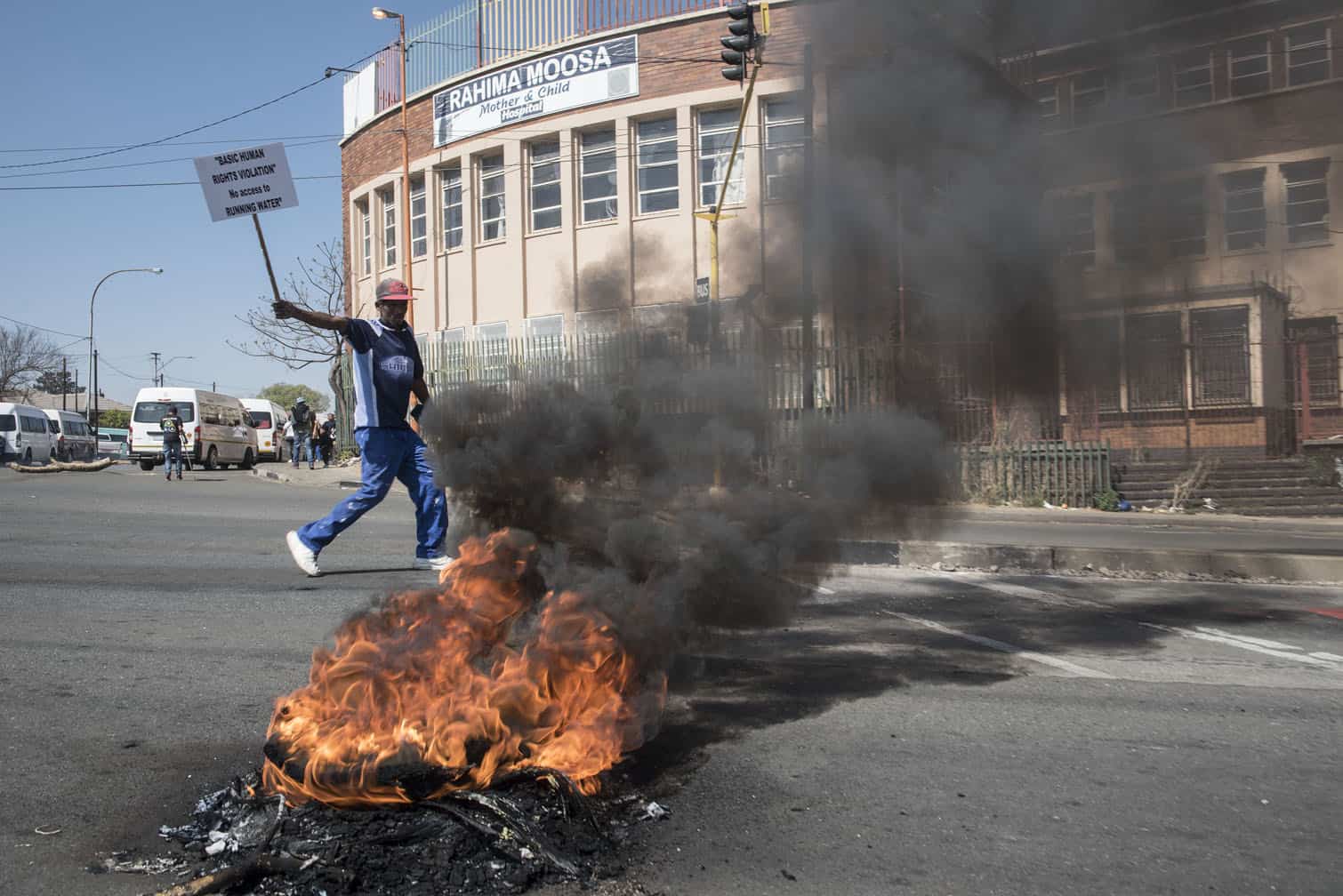 Residents of Westbury and Coronationville take to the streets
