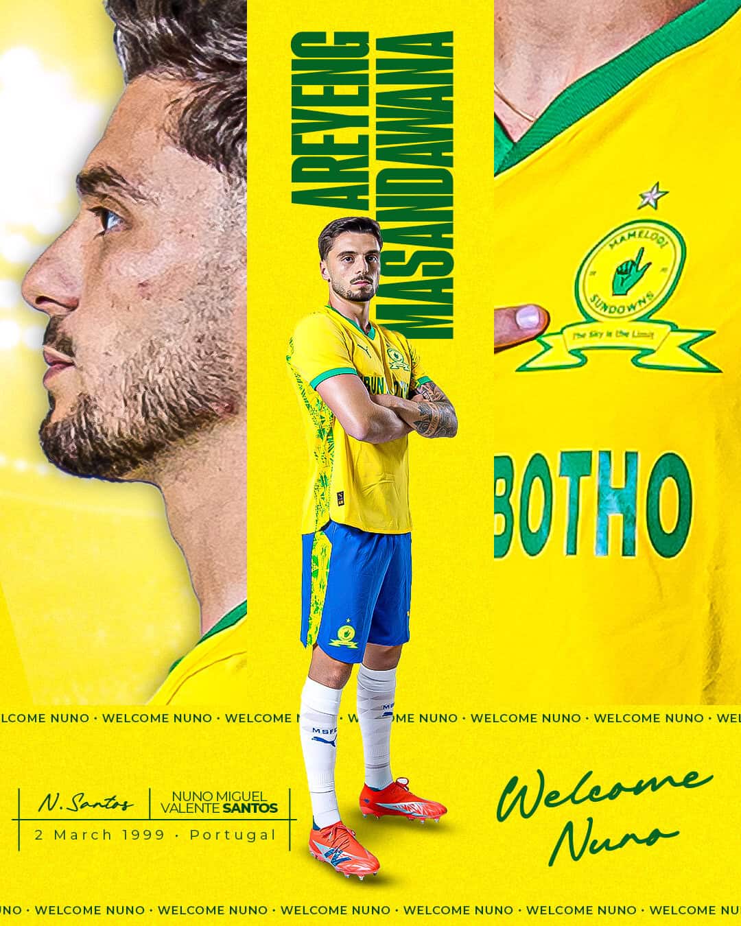 Nuno Santos bids emotional farewell to Vitória as he joins Sundowns