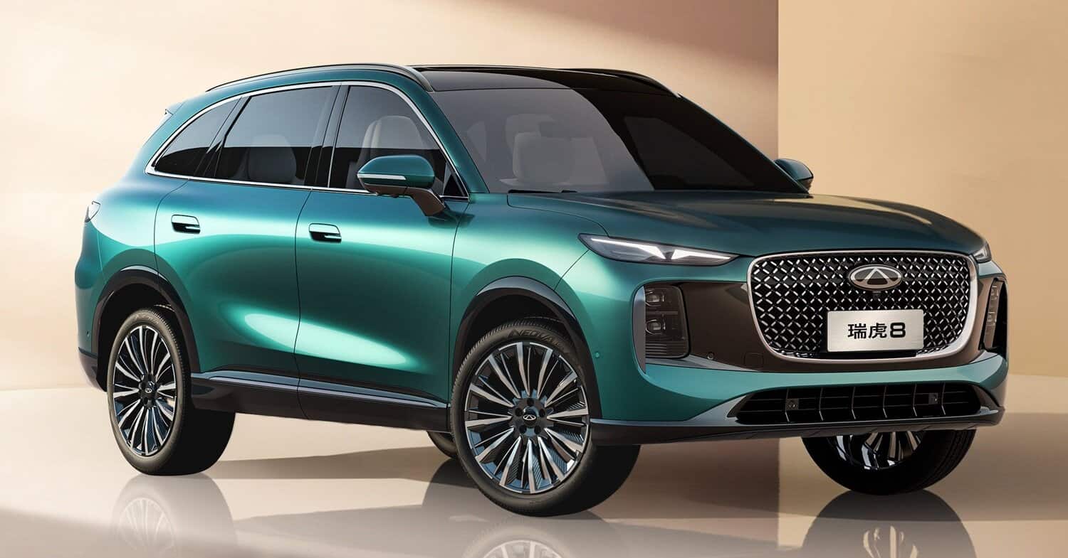 New Chery Tiggo 8 revealed in China
