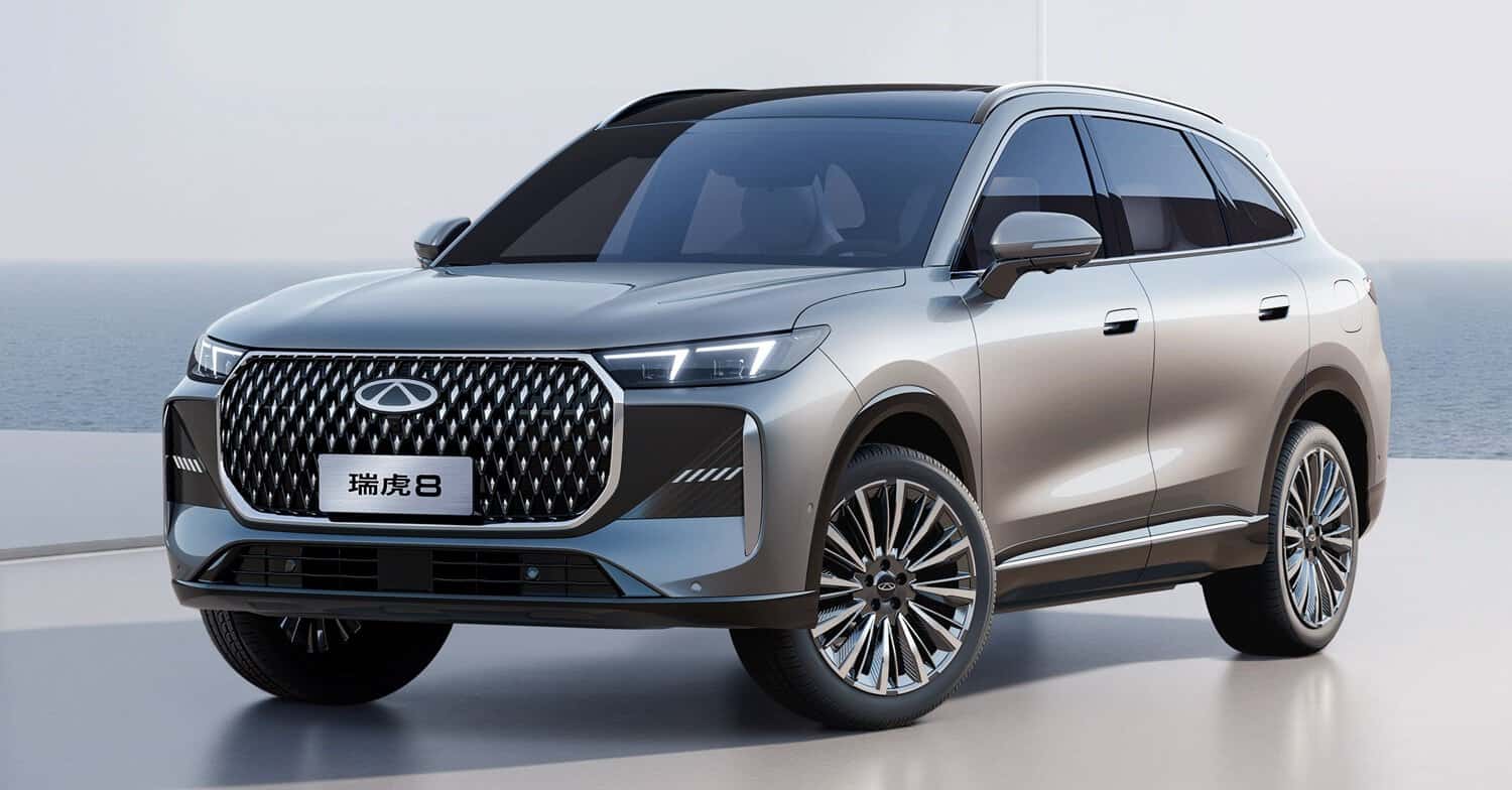New Chery Tiggo 8 revealed in China