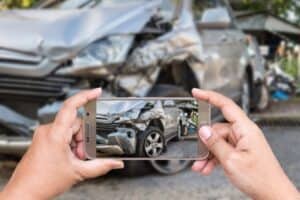 Accident-damaged vehicles