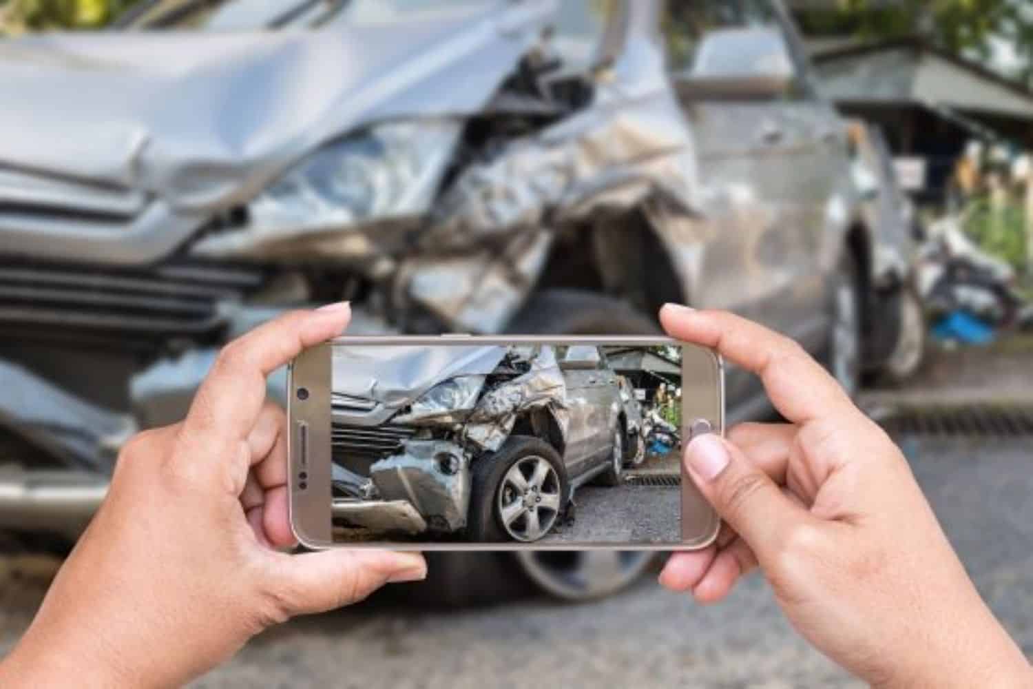 Accident-damaged vehicles