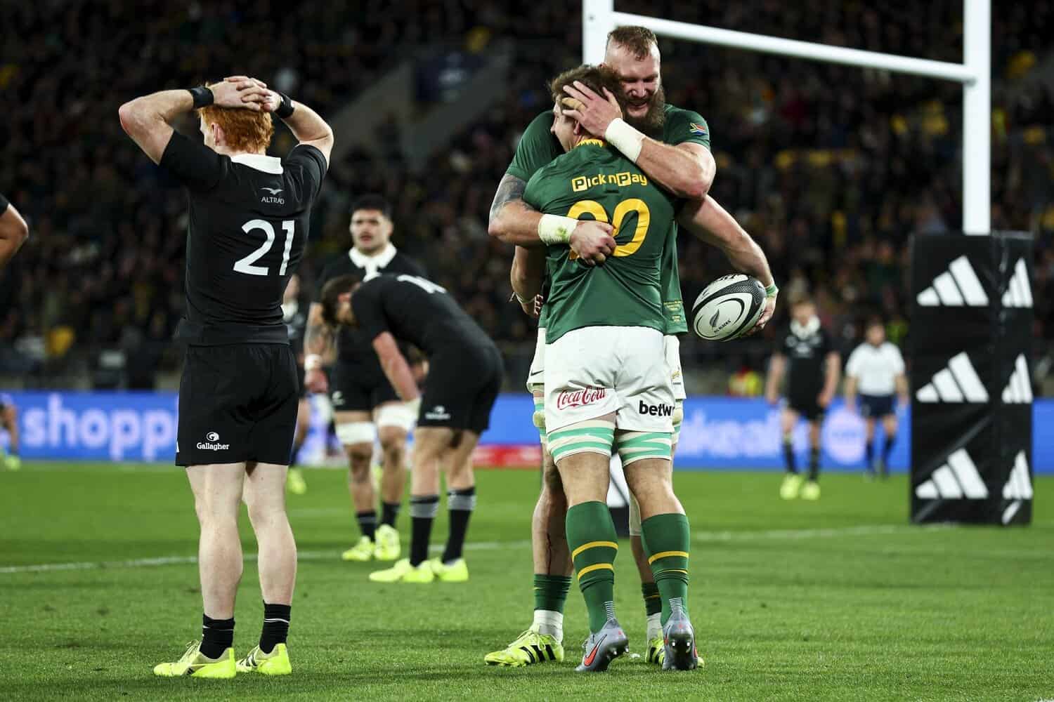 Boks and All Blacks players