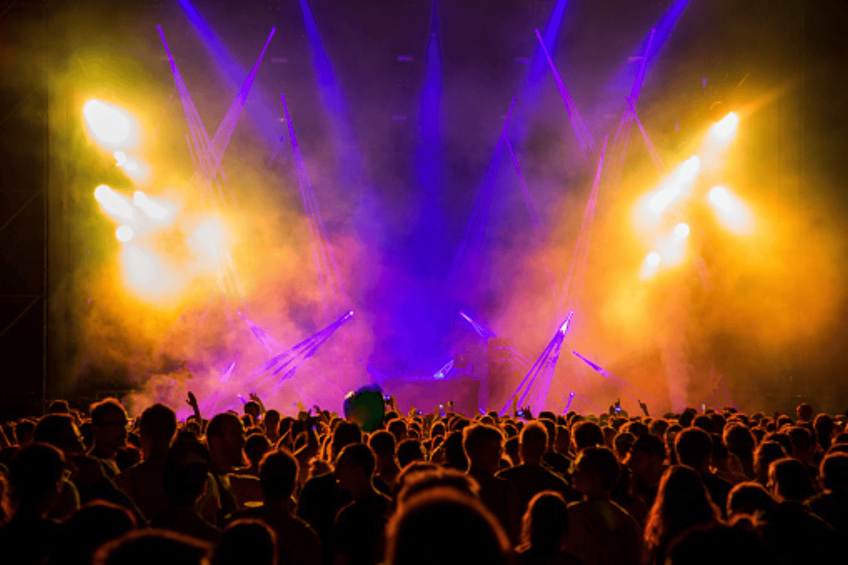 festival crowd