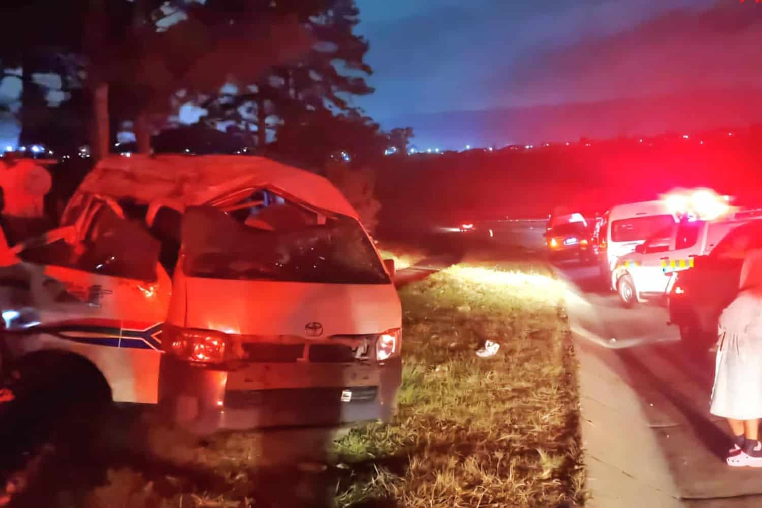 One killed, 14 others injured in taxi accident in the Eastern Cape