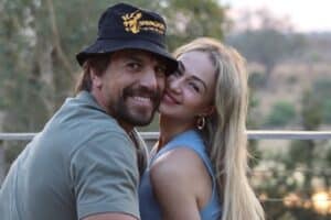 Eben Etzebeth and his wife, Anlia