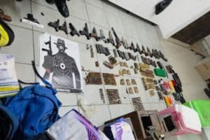 Who is behind this? Police operation uncovers arms cache at Mitchell's Plain house