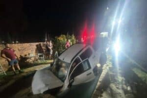 A drunk driver rode into a swimming pool in Mpumalanga