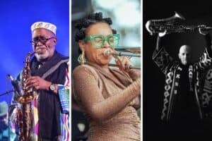 Sipho "Hotstix" Mabuse, Siya Makuzeni and Steve Dyer