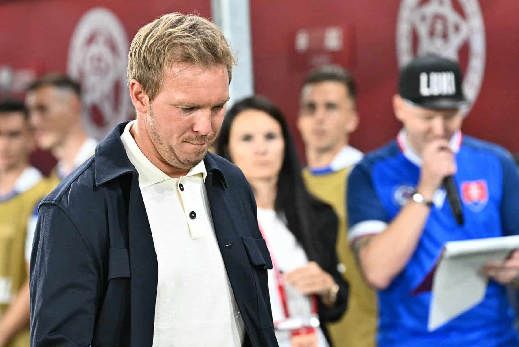 Nagelsmann slams 'lack of emotion' in Germany's loss to Slovakia
