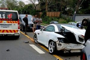Three children among six injured after truck ploughs into cars in KZN