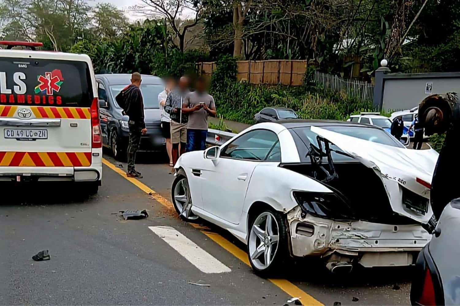 Three children among six injured after truck ploughs into cars in KZN