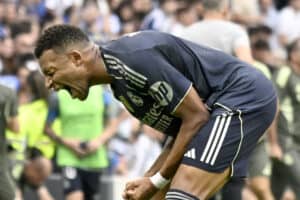 Mbappe shines as 10-man Real Madrid defeat Real Sociedad
