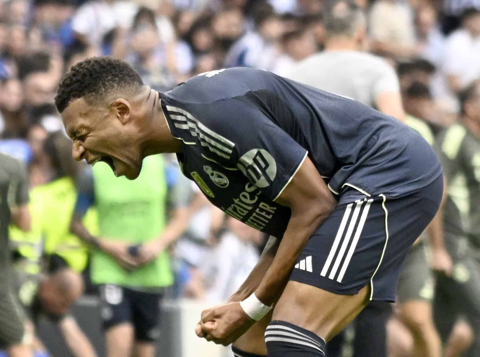 Mbappe shines as 10-man Real Madrid defeat Real Sociedad